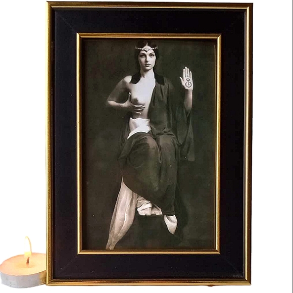 Unique Vintage Accents Vintage Beautiful Nude Woman Goddess Frame
